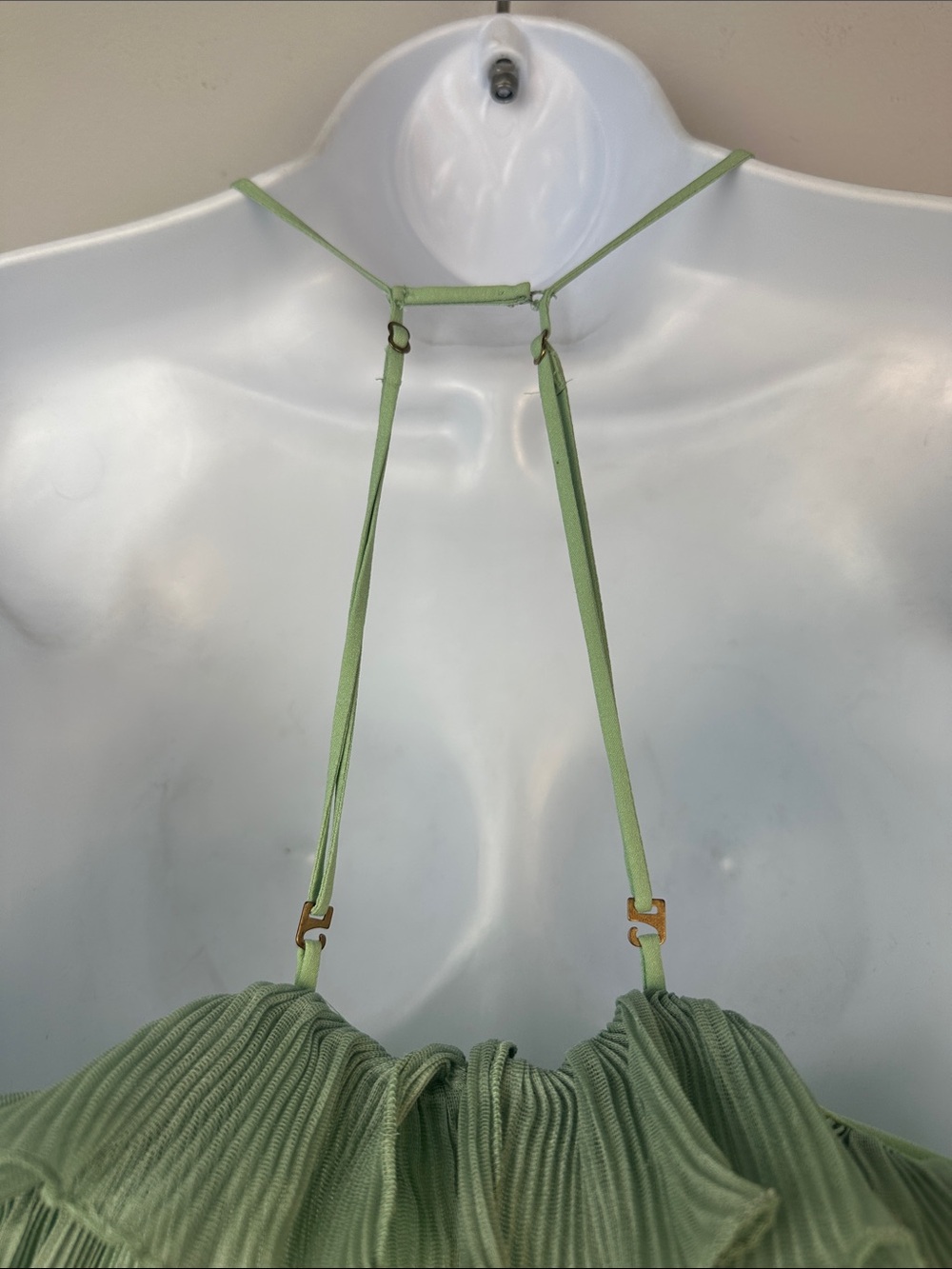 Alice McCall Ruffle Jumpsuit Green Size 4 Lightweight Romper Feminine Playsuit - Picture 8 of 16